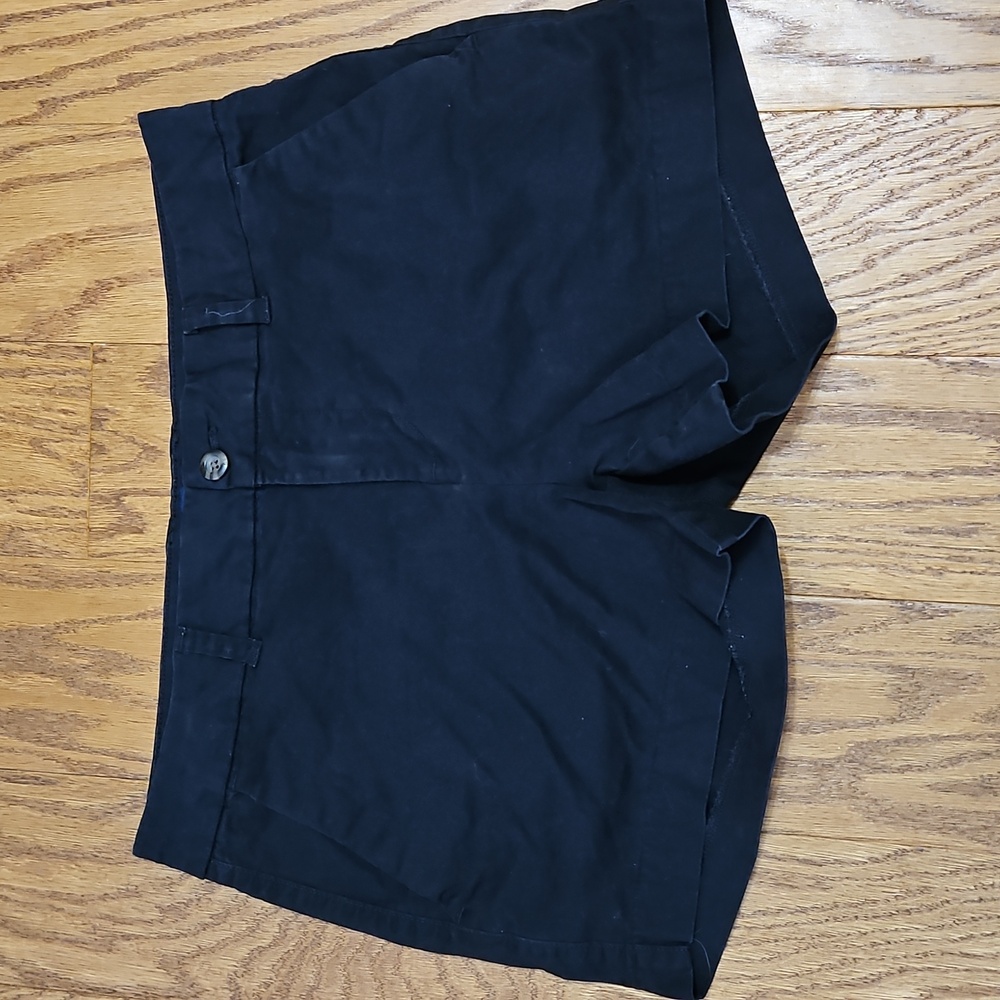 Gap Black Relaxed Girlfriend Shorts Sz 10 - Picture 2 of 4